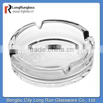 LongRun transparent office glassware OEM original ashtray with round bottom