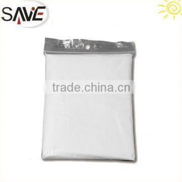 Promotional disposable pe poncho raincoat