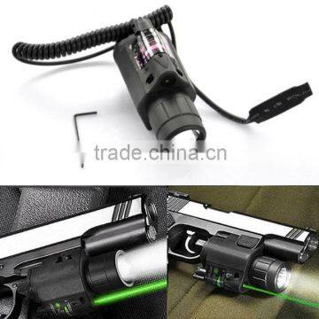 5mw 650nm Tactical green Laser Sight and LED for Picatinny Rail