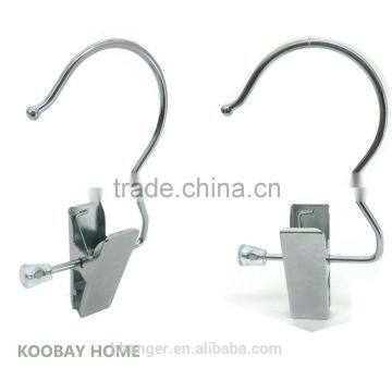 HH 4" chrome 6cm extension width steel LAUNDRY PINS metal clips hanger metal coat shoes hat hangers for cloth wholesale