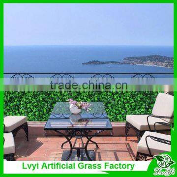 fences decoration artificial plant carpet artificial grass with flower