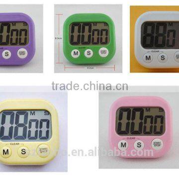 2016 new hot sale Digital Large LCD Display Electronic Kitchen Timer