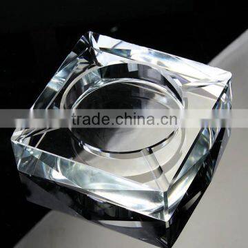 Promotional Clear Crystal Ashtray For Father's Day