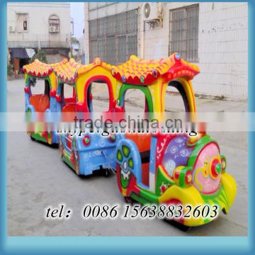 [Ali Brothers]outdoor playground kids and tourist electric cartoon trackless train