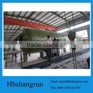 GRP FRP water tanks winding equipment for producing horizontal Fiberglass vessel