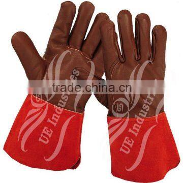 UEI-2885 welding gloves , welding work gloves , leather welding gloves , welder gloves , safety work gloves