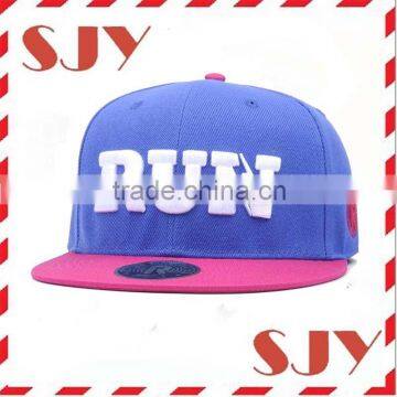 Splendid Custom 3D Embroidery Wool Acrylic snapback baseball cap