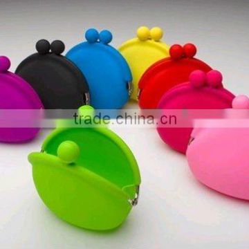 fashion colorful silicone coin holder