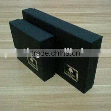 custom soft touch film lid and bottom gift packaging box