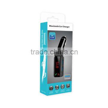 Car Handsfree Bluetooth FM Transmitter With Usb Charging Ports photo-6