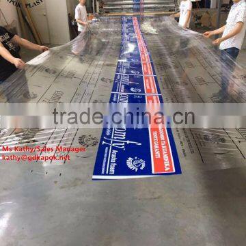 pvc sheet printing with logo packing mattress