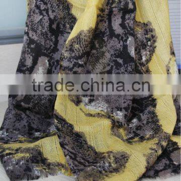 Mixed Colors Worsted Wool Pashmina Shawl photo-4