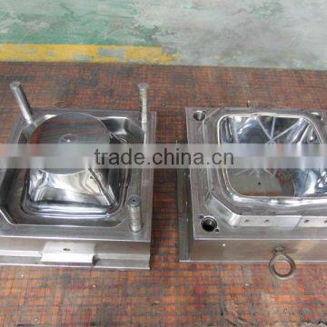 high quality small plastic basin injection mould