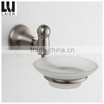 new design hot-sale satin nickel bathroom accessories set soap dish 31139