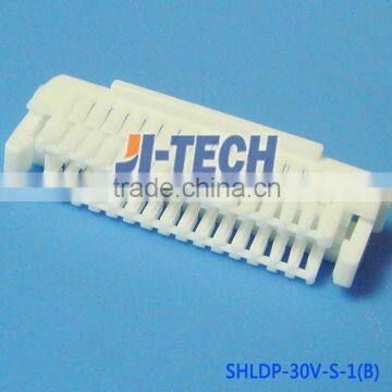 1.0mm Pitch Electronic Wire to Board Connector SHLD Series JST 30 Pin Connector SHLDP-30V-S-1(B) Housing Dual Row