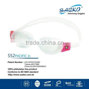 Pacific Junior - Non-toxic Gasket Seal Anti-Glare Open Water Junior Kids Children Swimming Goggles photo-2