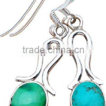 Costume Jewelry Vintage Blue Diamond Stud Earrings