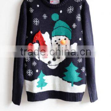 16JW619 snowman Christmas holiday series sweater