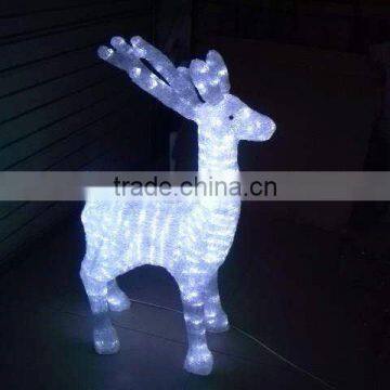 3D motif light with deer , christmas animals light