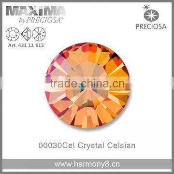Original PRECIOSA MC Chaton Maxima, Crystal Celsian Point Back Rhinetsone