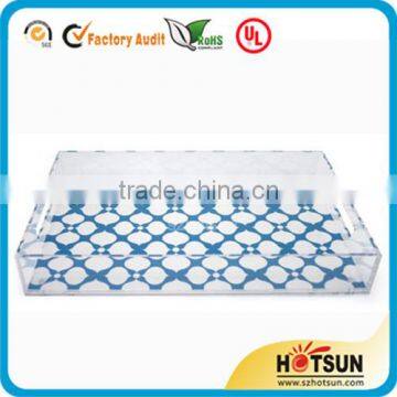 Customized High Quality Clear Acrylic Tray With Insert photo-2