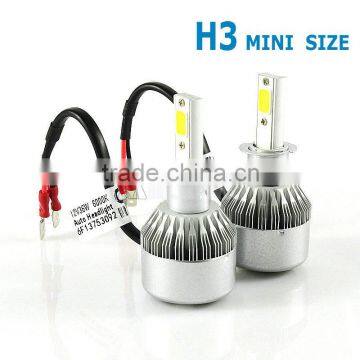 New 12V 36W 3800LM Auto headlamp Car h3 led headlight bulbs Replacement for halogen bulb