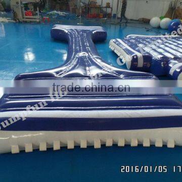 Double Reinforcement Inflatable Floating Bridge PVC Mattress Aqua Park Toys photo-3