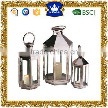 stainless steel candle lantern