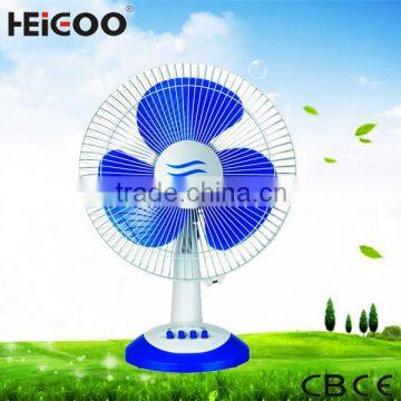 modern new design AC desk fan 12 inch electric powered desk fan