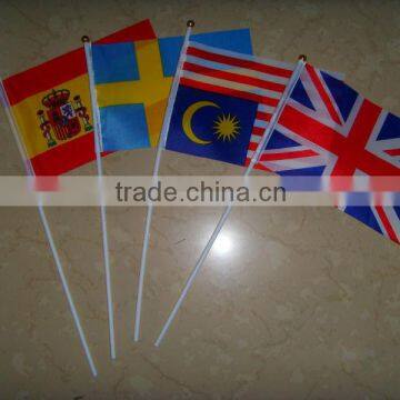 Promotional polyester hand flag Handflag