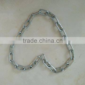 DIN5685 Link chain with zinc plated or hot deep galvanized in all sizes