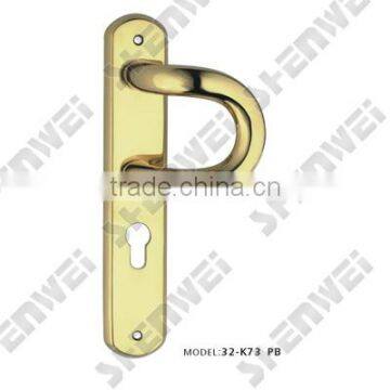 32-K73 PB door hardware brass door handle