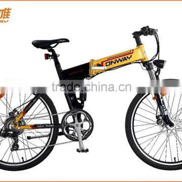 26 inch Foldable 9 Spd Sport electric mountain bicycle