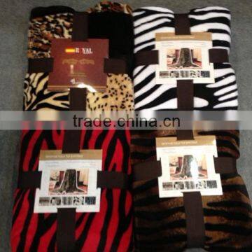 Home Textile High Quality Zebra Printed Heating Flannel Blanket photo-6