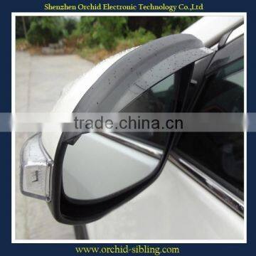 new design smoke pc material rearview mirror rain cover for honda city 08-13 use