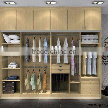 European style modern white wooden wardrobe GC04