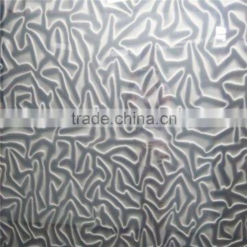 Ivory Color Back Painted Decorative Phantom 3d Glass Panel photo-2