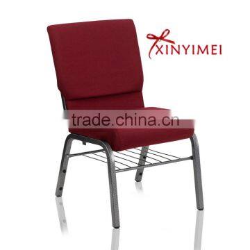 Elegant Folding High Back Metal Stackable Luxury Church Chairs photo-4