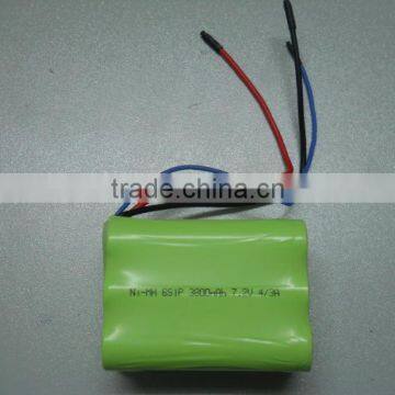 17670 6s1p 7.2v 3800mah 4/3A ni-mh battery packs