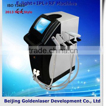 Clinic 2013 New Design Multi-Functional Beauty Equipment CE E-light+IPL+RF Machine Anti Cellulite Massager With Infared