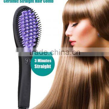 Purple Fast Heater Ceramic Hair Comb