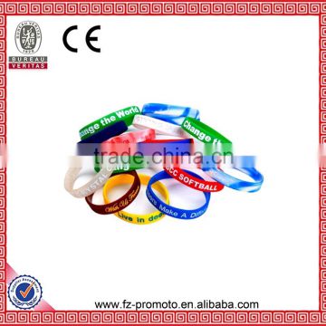 Carved Technique and Sports Theme Silicone Wristband Best Selling Silicone Wristbands