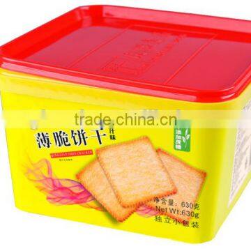 630g Chicken Flavor Canned Biscuits Manufacture