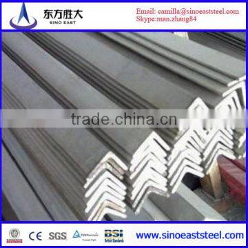 factory directly supply steel angle size chart supplier