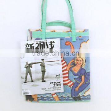 China Trade Assurance Supplier Custom Standard Size Multi-function Handles Canvas Tote Bag photo-2