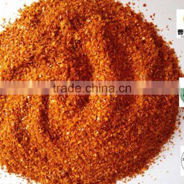 China Top 8 manufacturer Exporter supplying No Aflatoxin, No Sudan Ex.Hot chilli crushed , Chilli flakes, Chilli Granulues