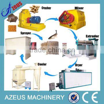 Best selling automatic whole animal feed making line cattle feed production line