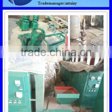 Rice husk charcoal sticks making machine for hot selling