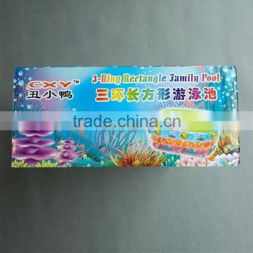 Wholesale Hot Sell Multifunction Pvc 3 Layers Rectangle Household Pool Toy Family Pool for Outdoor Game photo-3