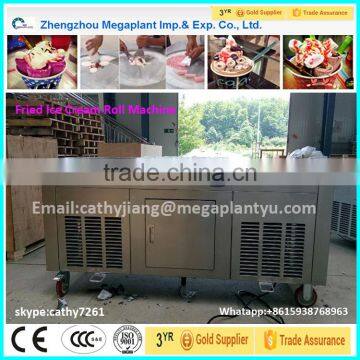 stainless steel pan fried ice cream machine